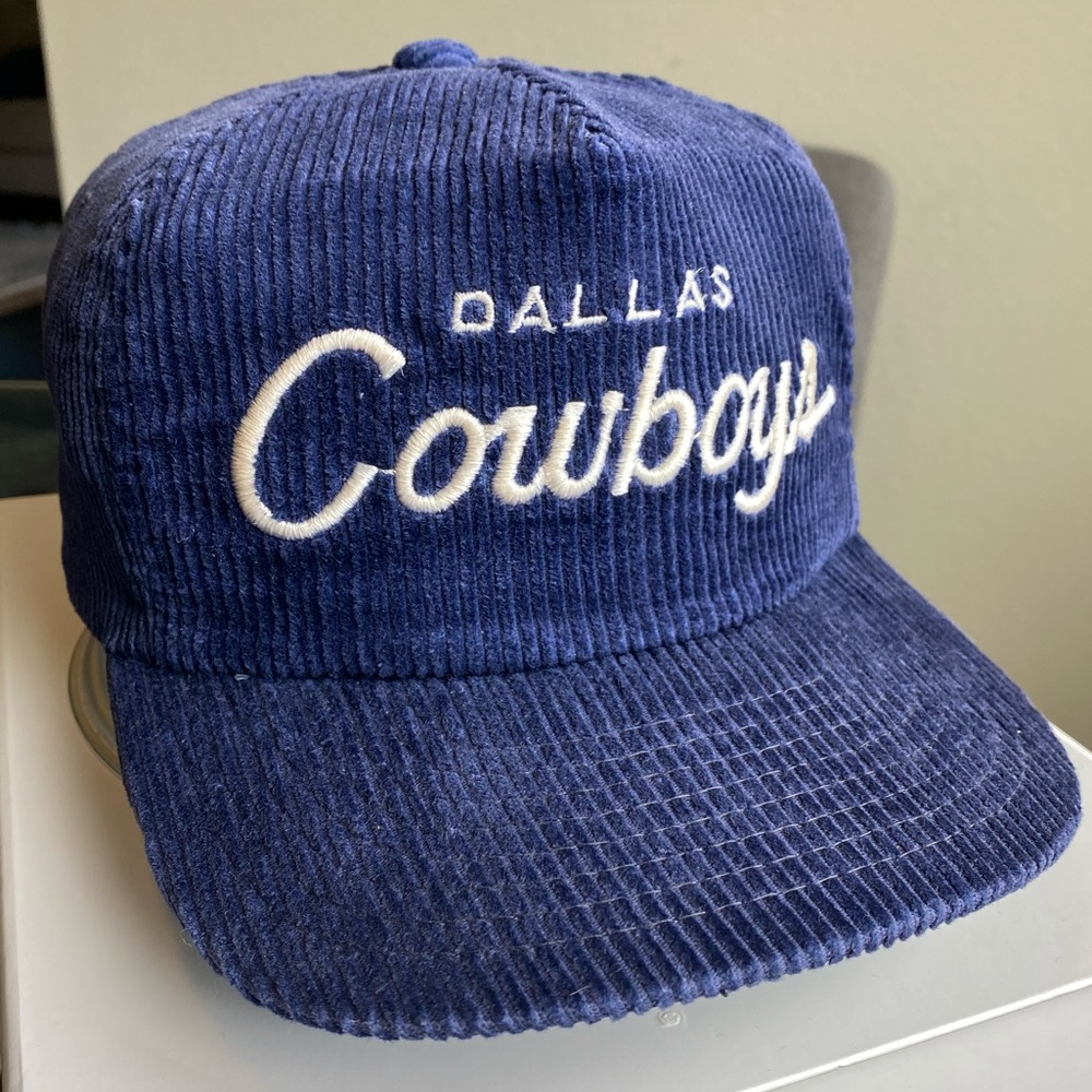 Dallas Cowboys Script Corduroy Hat